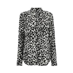 Warehouse Monochrome Leopard Shirt